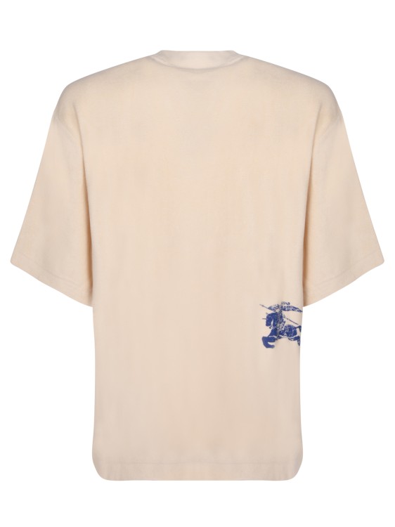 Shop Burberry Cotton T-shirt In Neutrals