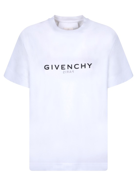 Givenchy Cotton T-shirt In Silver