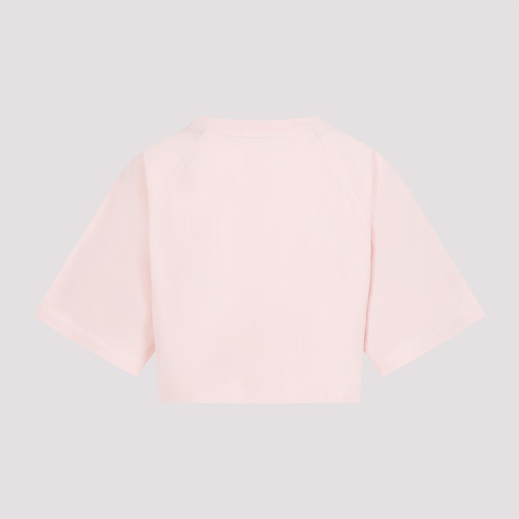 Shop Kenzo Pink Cotton T-shirt In Neutrals