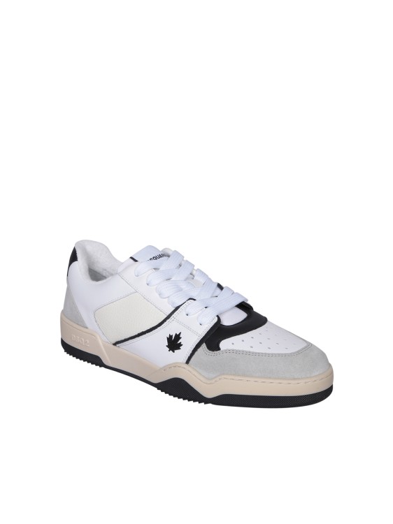 Shop Dsquared2 Contrasting Details Sneakers In White