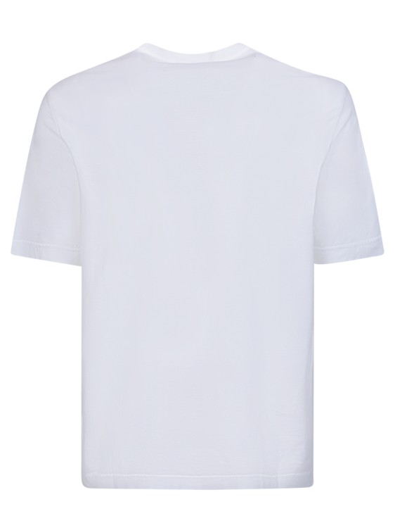 Shop Dell'oglio White Crepe Light T-shirt