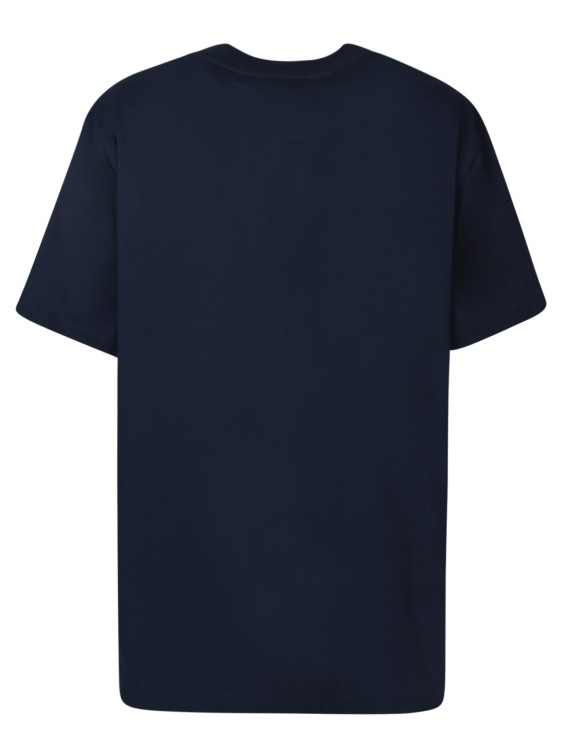 Shop Apc Logo Print T-shirt In Blue