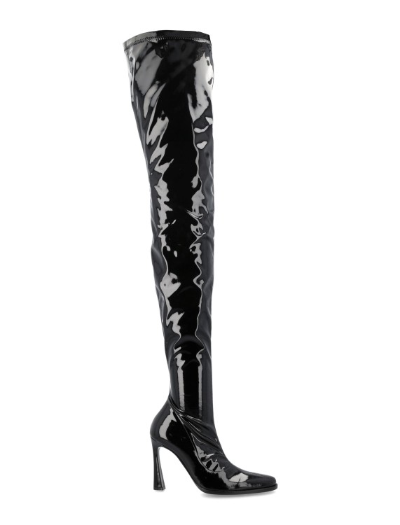 Shop Magda Butrym Overknee Boots In Black