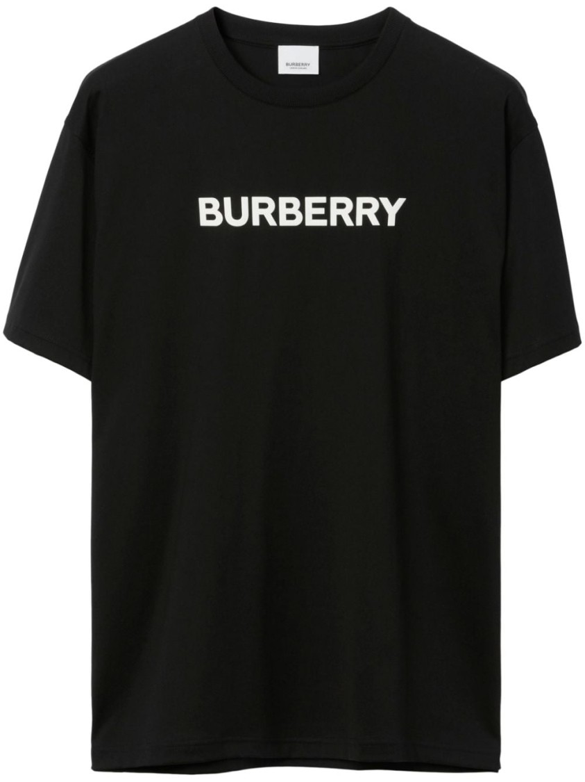 Shop Burberry Harriston T-shirt In Black