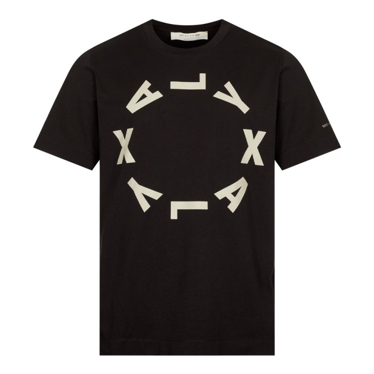 Alyx Circle Logo Graphic T-shirt - Black | ModeSens