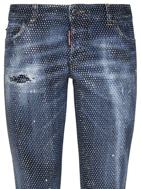 Shop Dsquared2 Jennifer Denim Skinny-fit Jeans In Blue