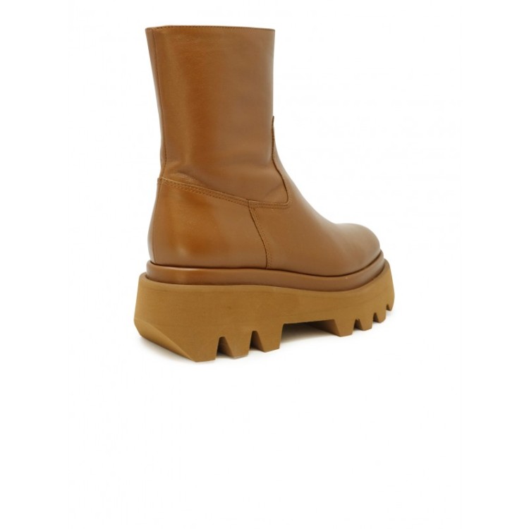 Paloma Barceló Paloma Barcelo Leather Osian Iris Boots In Brown