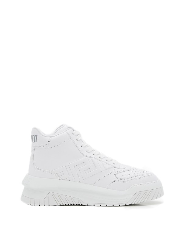 VERSACE LEATHER LACE UP SHOES