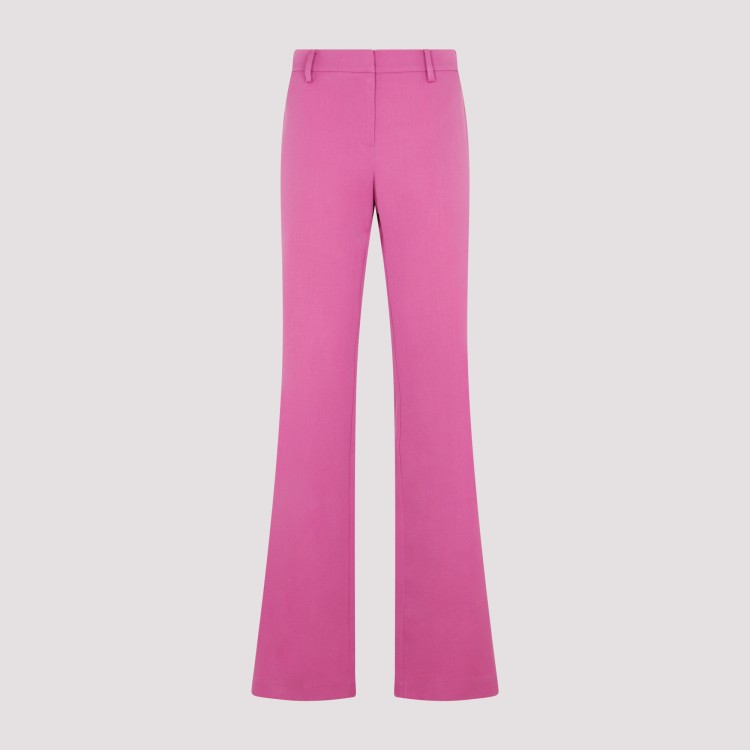 Shop Magda Butrym Violet Wool Pants In Pink