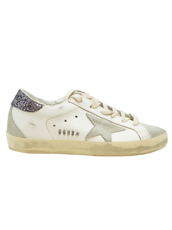 Shop Golden Goose Deluxe Brand Suede Signature Leather Super Star Sneakers In White