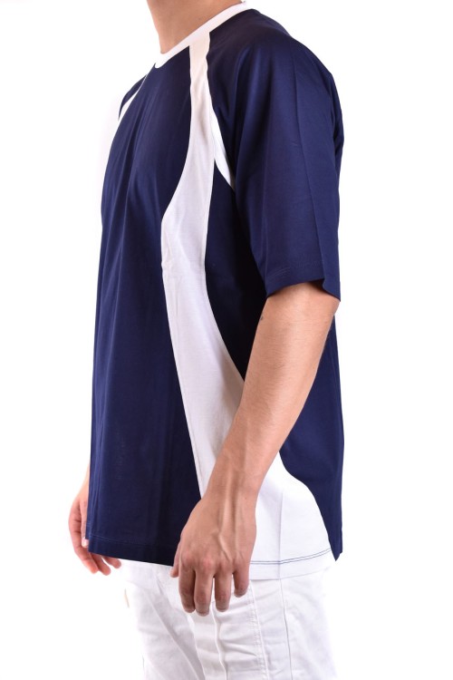 Dsquared2 Block Design Crew Neck Short Sleeve T-shirts In Blue
