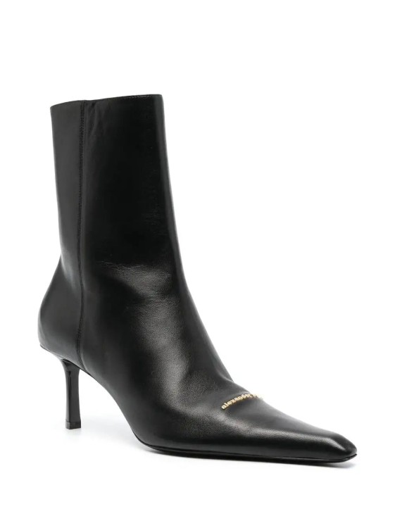 Shop Alexander Wang Viola 77mm Leather Boots In Black