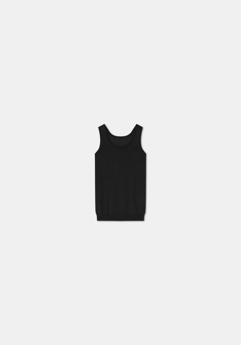Aeron Tomi - Fitted Tank Top In Black