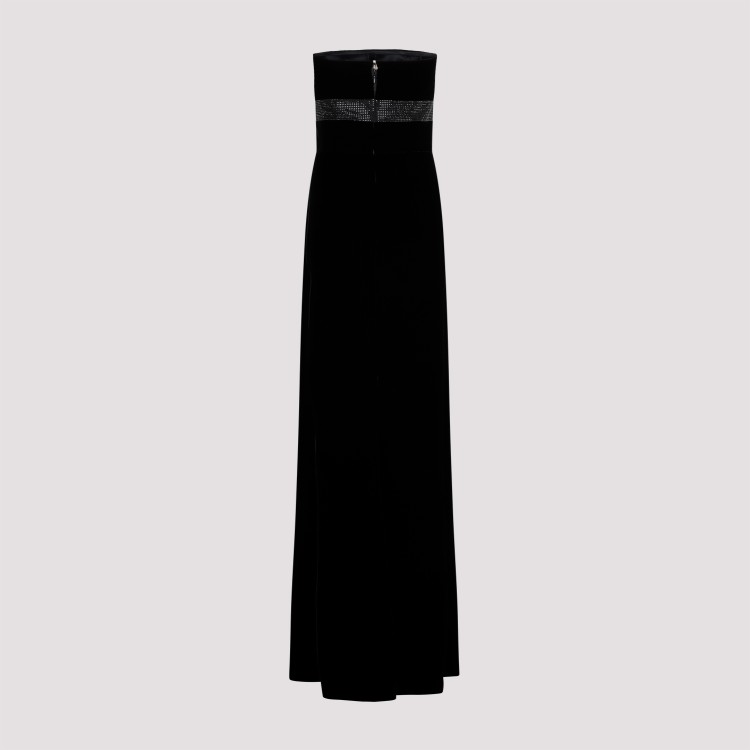 Shop Giorgio Armani Black Viscose Sleeveless Dress