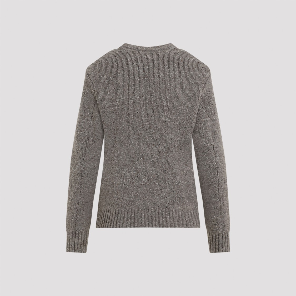 Bottega Veneta Grey Round Neck Pullover In Grey