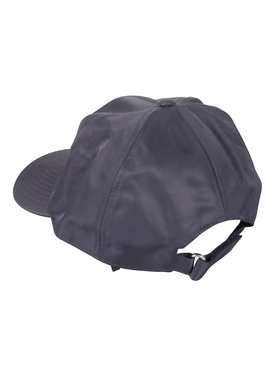 Shop Moncler Blue Cotton Hat In Grey