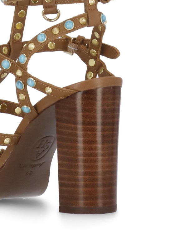 Shop Ash Keira Heeled Sandals In Brown