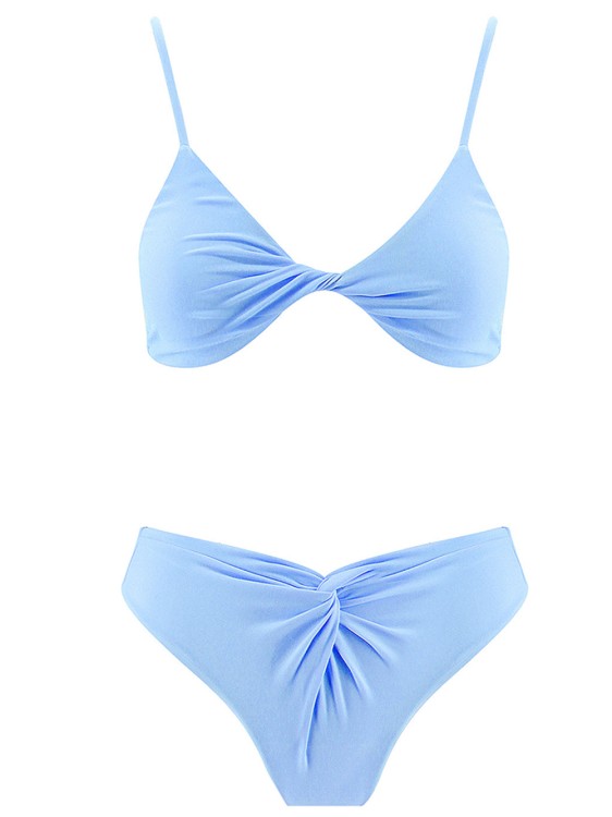 Shop Cheri' Blue Nylon Bikini