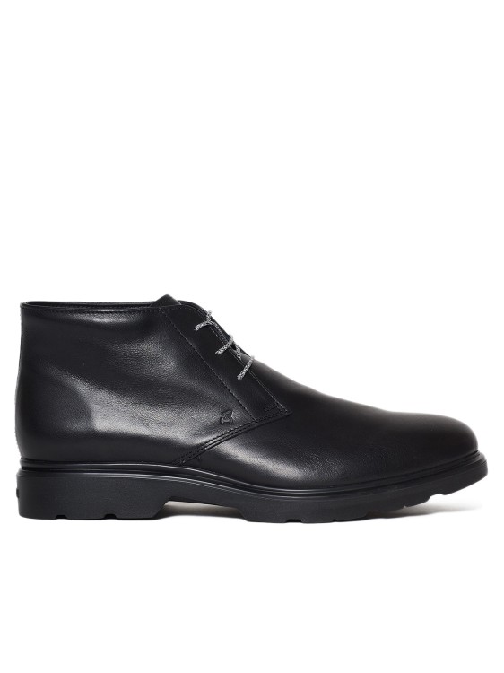 Hogan H393 Ankle Boot In Black