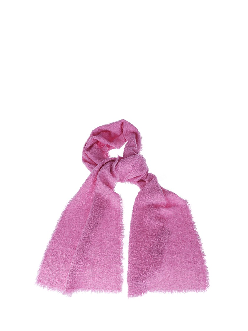 Faliero Sarti Wool Blend Scarf In Pink