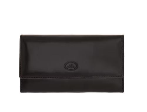 The Bridge Brown Leather Wallet In Black