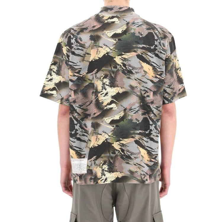 Shop Heron Preston Camouflage Print T-shirt In Brown