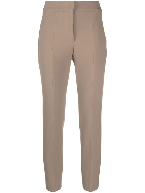 Peserico Brown Straight Trousers