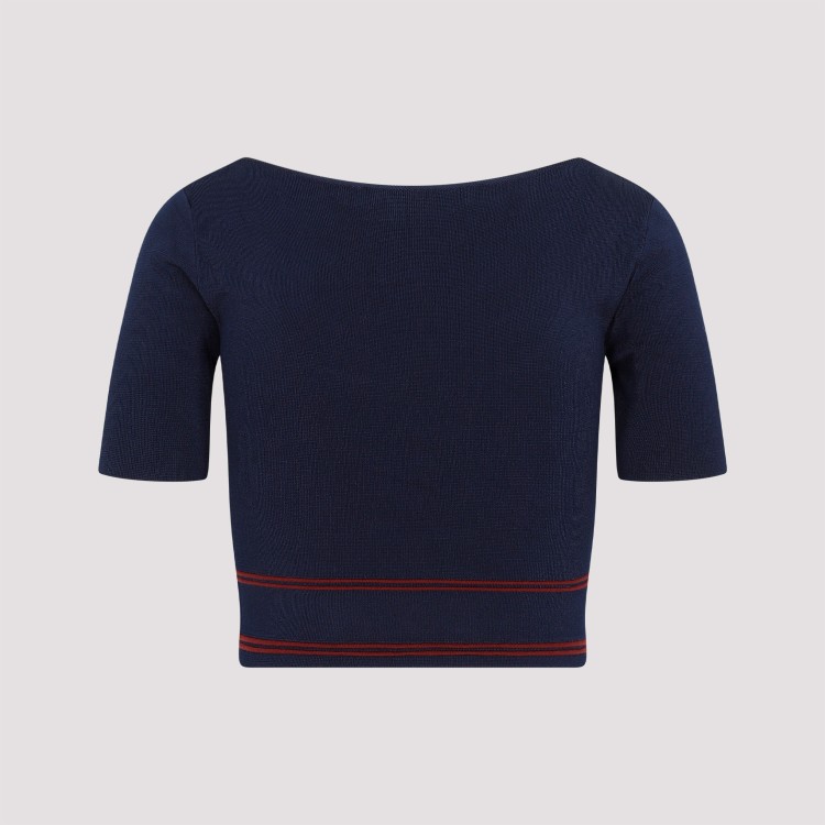 Shop Marni Blue Royal Sweater In Black