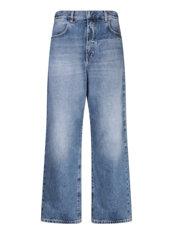 Shop Givenchy Cotton Jeans In Blue