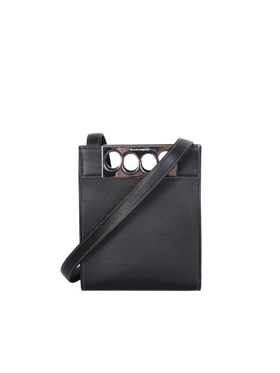 Alexander Mcqueen Mini Grip Tote Bag In Black