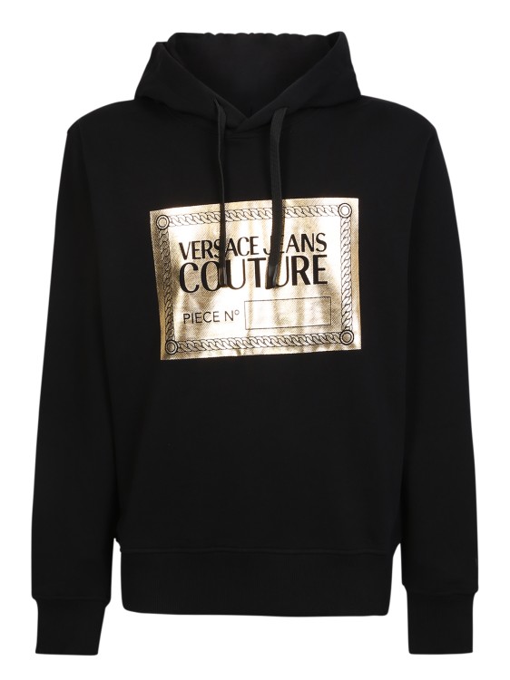 VERSACE JEANS COUTURE BOLD PRINT HOODIE,e0322df6-95c0-d07c-0d93-feda3af19bf5