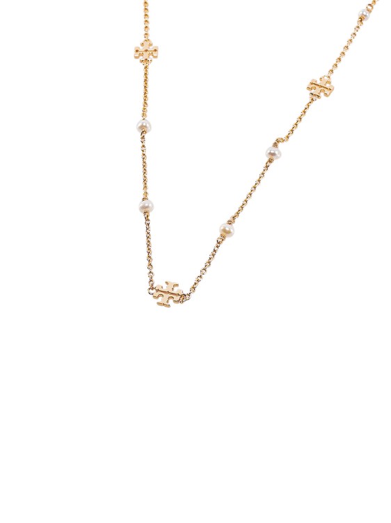 Shop Tory Burch Metal Necklace In Not Applicable