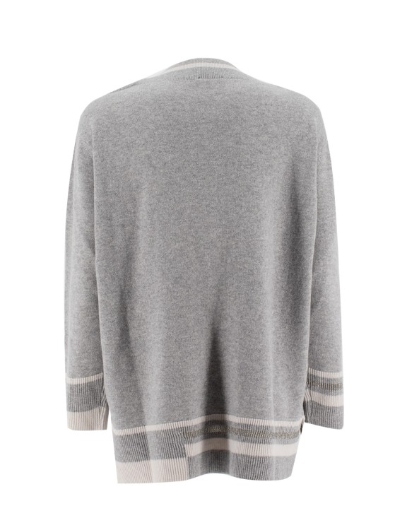 Shop Panicale Grey Soft Blend Wool Sweater