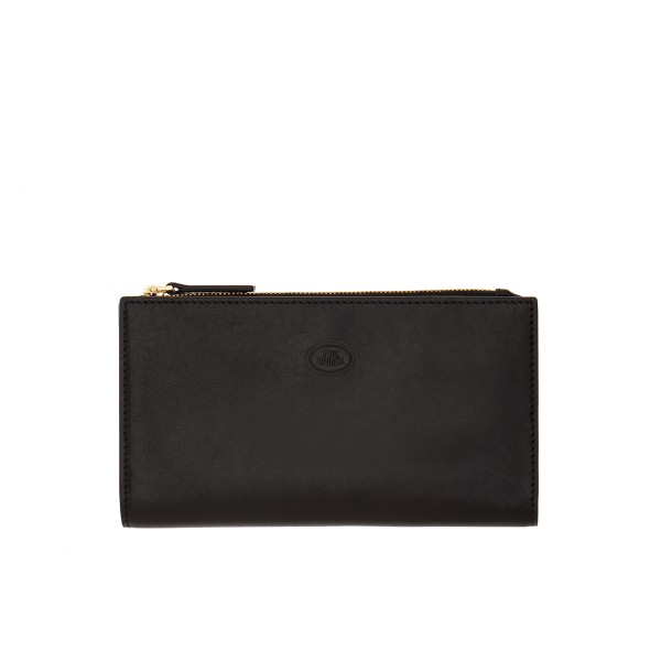 The Bridge Brown Leather Wallet In Black