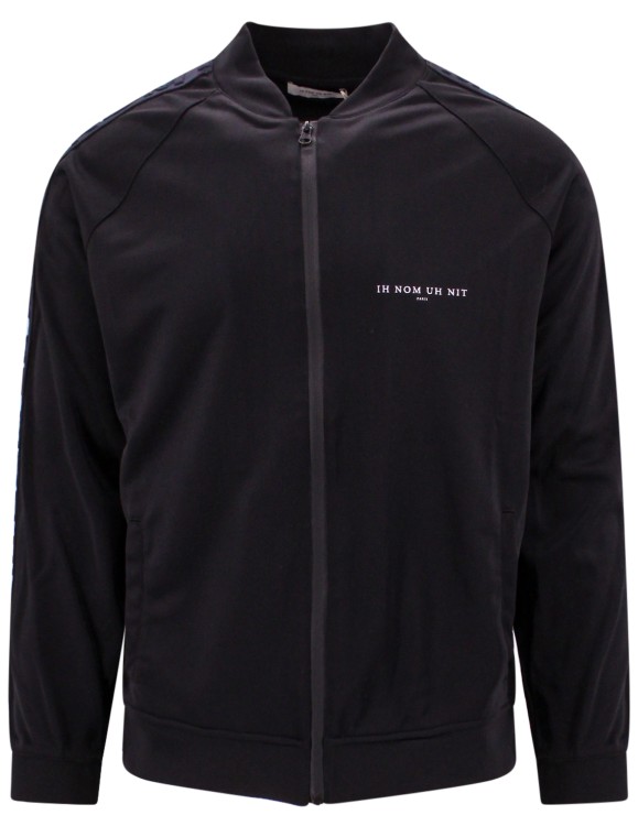 Shop Ih Nom Uh Nit Nylon Sweatshirt With Frontal Logo In Black