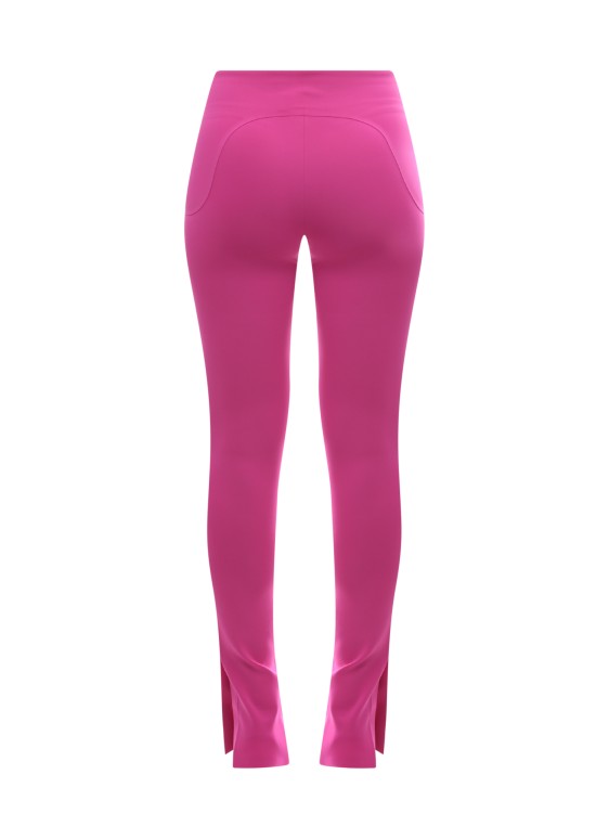 Shop Off-white Nylon Stretch Leggings In Pink