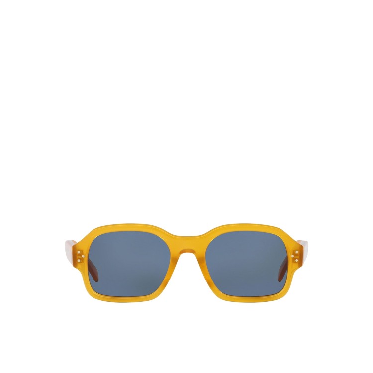 Shop Celine Frame 49 Sunglasses In Yellow