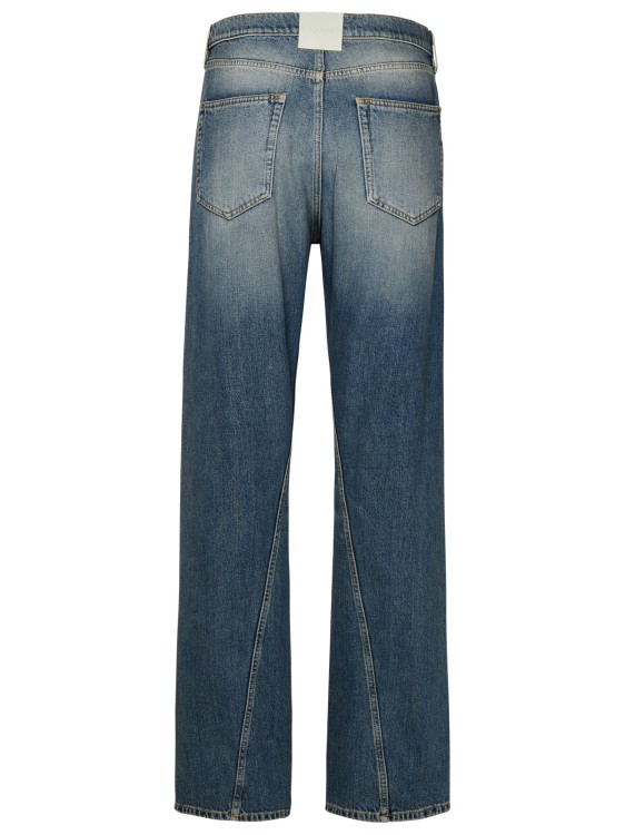 Shop Lanvin Blue Cotton Jeans