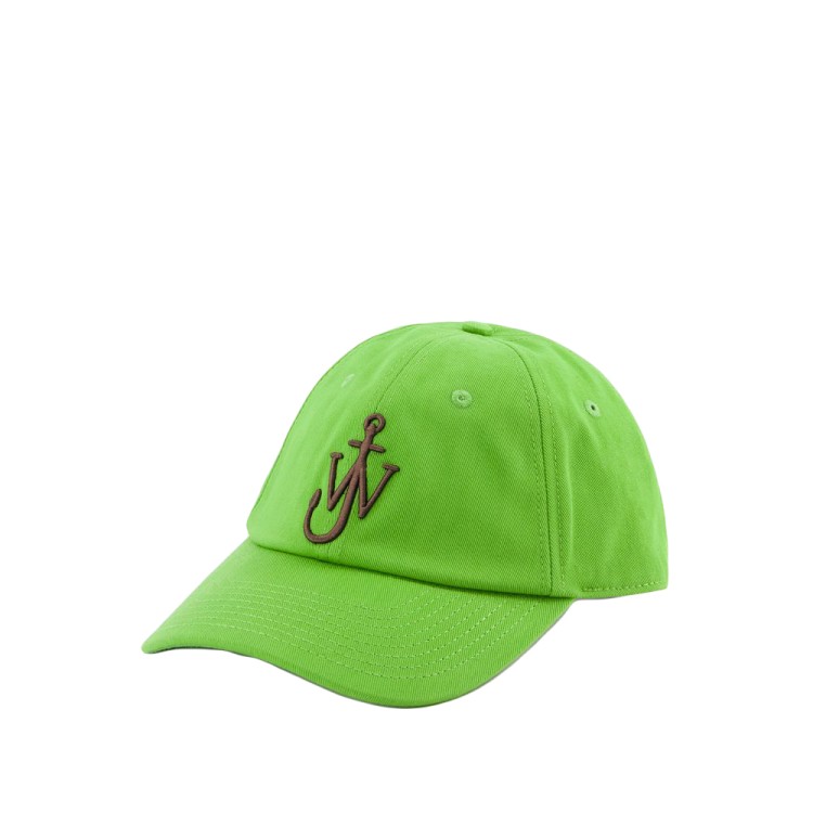 Shop Jw Anderson Baseball Cap - Canvas - Green