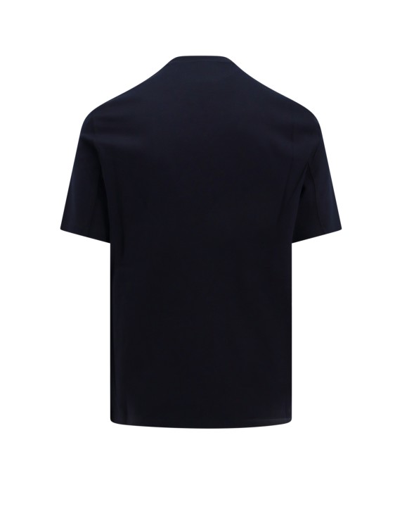 Shop Brunello Cucinelli Blue Cotton T-shirt In Black