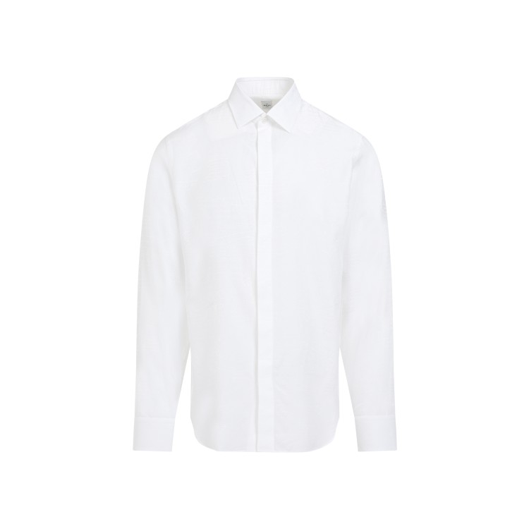 Shop Berluti Off White Silk Shirt