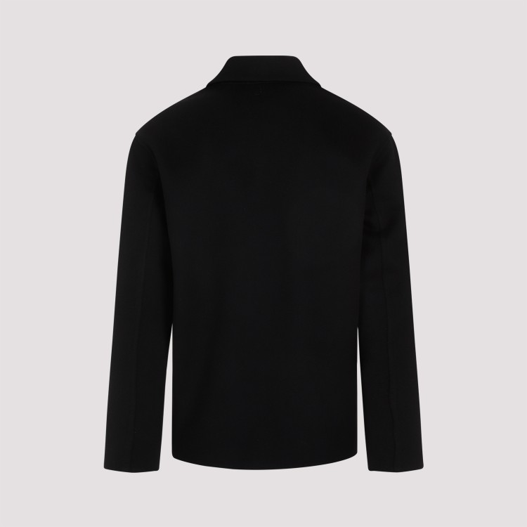 Shop Loewe Black Cotton Workwear Jacket