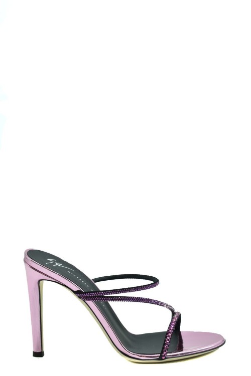 Giuseppe Zanotti Rhinestone Detail Sandals In Purple