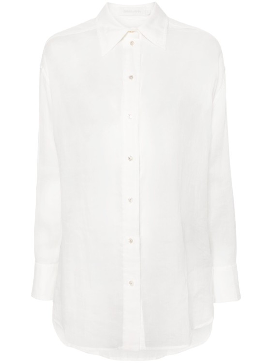 Zimmermann White Alight Shirt