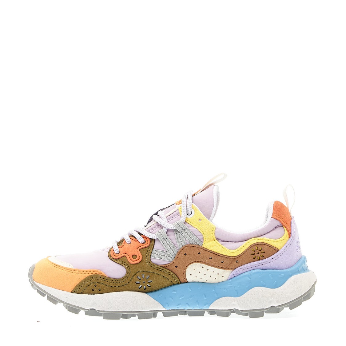 Flower Mountain Sneakers Grey In Multicolor