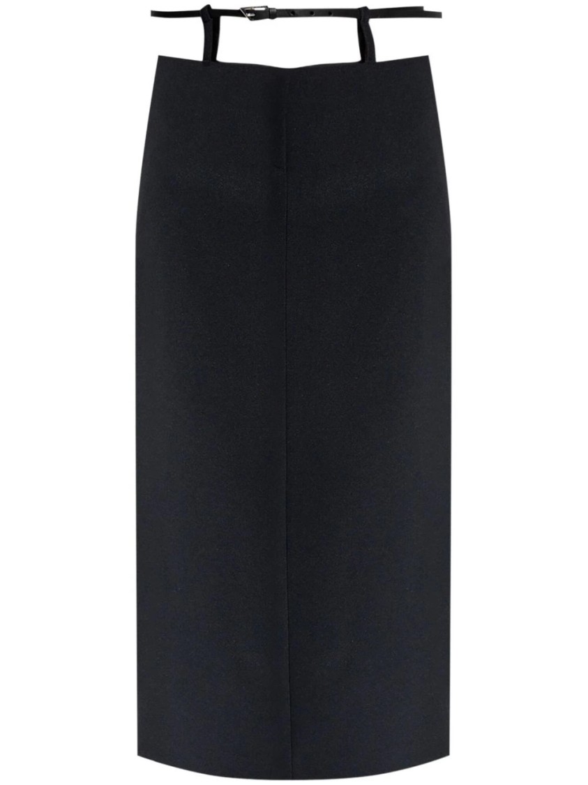 Attico Midi Skirt In Black