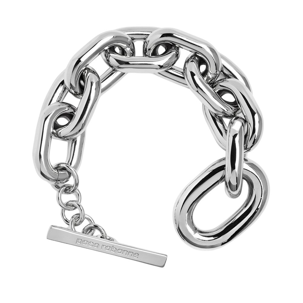 Rabanne Xl Link Brac Bracelet In Silver