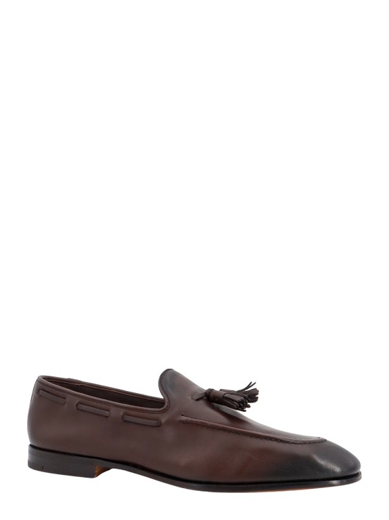 Shop Church's Leather Loafer In Brown