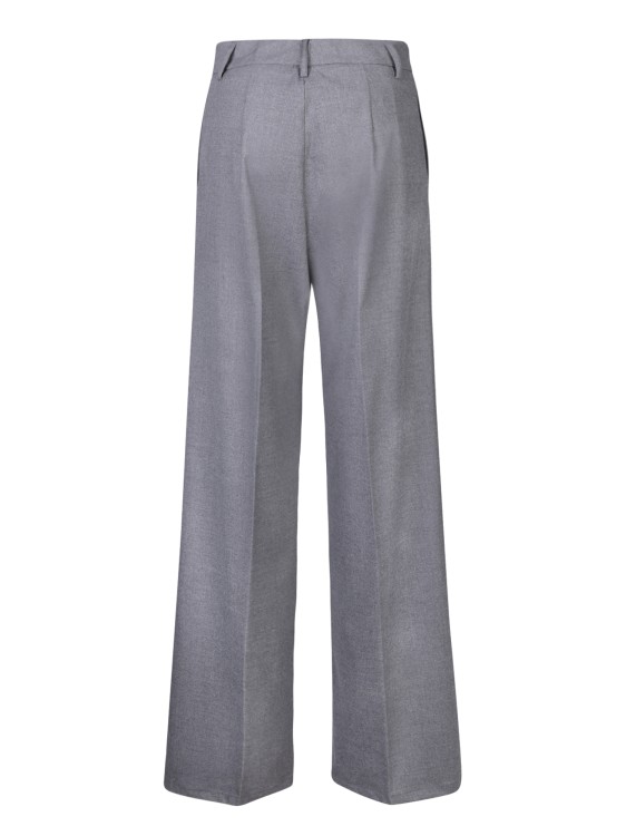 Shop Blanca Vita Mid Rise Grey Trousers
