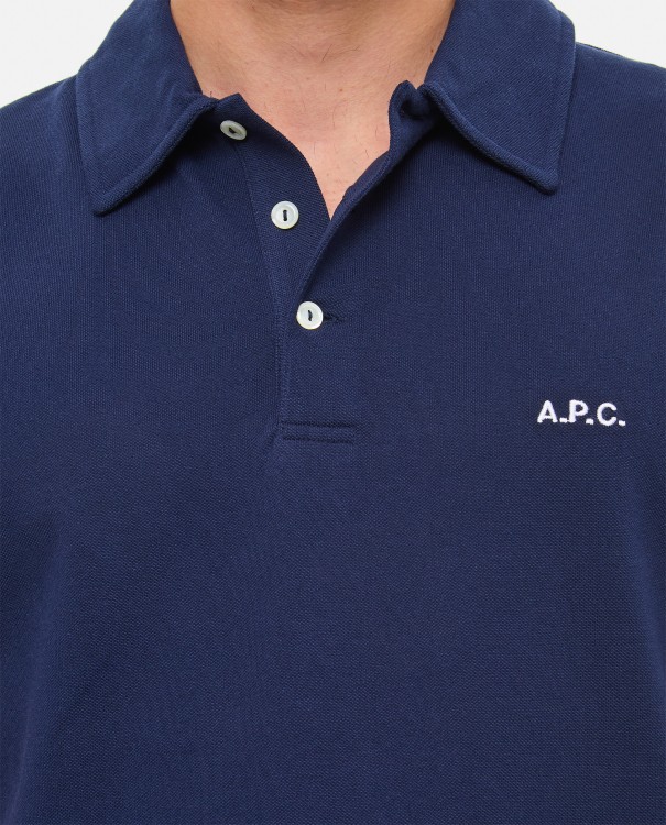 Shop Apc Austin Cotton Polo In Neutrals